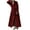 Burgundy, variant on Men's Fuzzy Robe Soft Warm Fleece Plush Bathrobe Full Length Thick V Neck Long Sleeve Winter Pocket Navy Large