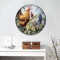 thumbnail image 4 of Coolnut Country Rooster Wall Clock Silent Non-Ticking Round 10 Inch Quartz Battery Operated Wall Clock for Kitchen,Bedroom,School,Living Room Home Decor, 4 of 7