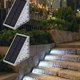 thumbnail image 4 of 2pcs Solar Step Lights LED Solar Stair Lights Outdoor Waterproof Solar Step Lights For Hallway Path Doorway Garage Doorway, White, 4 of 4
