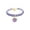 Purple-1, variant on Adjustable Rhinestone Heart Pet Necklace, Bling Dog and Cat Collar, Fashionable Pet Jewelry for Small and Medium Pets, Perfect for Weddings, Parties, and Birthdays