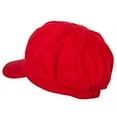 thumbnail image 3 of Mario Luigi Wario Waluigi Heat Transfer Cotton Elastic Newsboy Cap - Red XS-S, 3 of 5