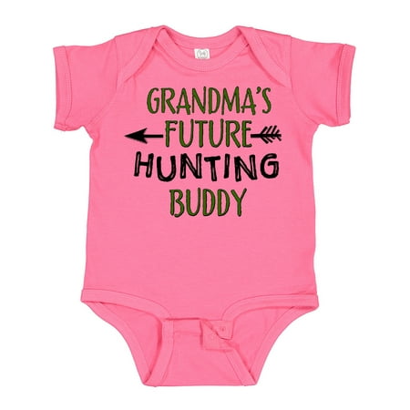 

Inktastic Grandmas Future Hunting Buddy Gift Baby Boy or Baby Girl Bodysuit