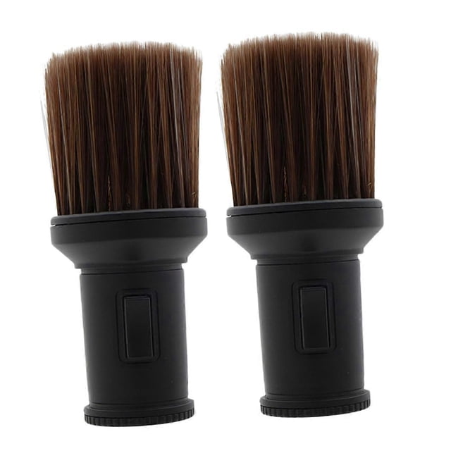 Cepillo de barbero de cerdas suaves para el cuello (2 unidades) para la eliminación suave de restos de pelo y la limpieza del cuello.