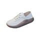 thumbnail image 4 of Zapatos casuales de mujer, zapatillas de deporte de cuero de moda, zapatos antideslizantes para caminar, zapatos de tenis de fondo grueso, sin Beige Salvador  Zapatillas de mujer con plataforma, 4 of 10