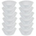 thumbnail image 1 of 100 moldes de aluminio grueso para cupcakes, mini pasteles y magdalenas (plateados), 1 of 8