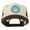 Brown Tan, variant on Diamond Jewelry Embroidered Foam Mesh Back Cap - Royal White OSFM