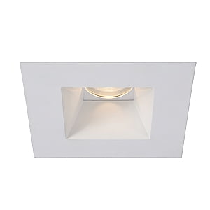 WAC Lighting Tesla LED 3in Open Square Trim 15 Degree Angle 3500K White