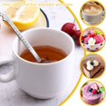 thumbnail image 4 of Juego de 4 cucharas de café para guitarra, cucharas de postre de acero inoxidable 304, mini cucharas mezcladoras para té, leche, postre, bebida, helado, batido, 4 of 5