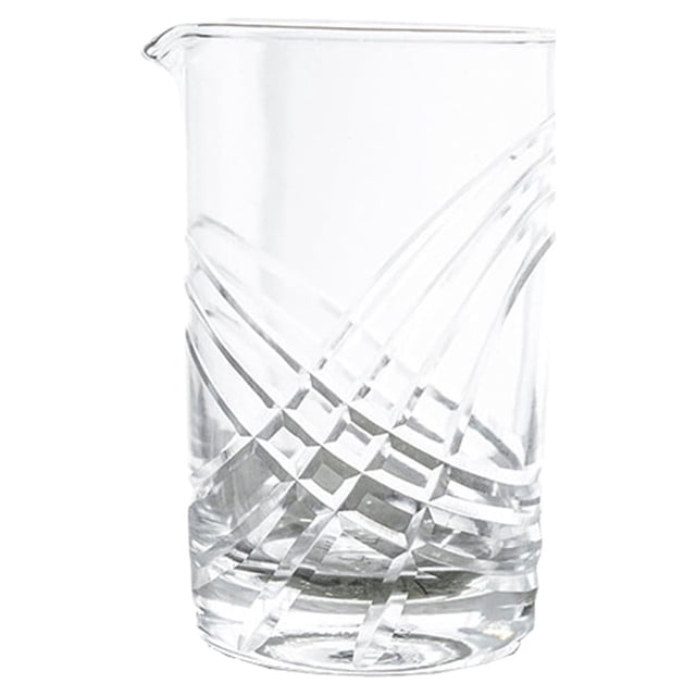 Vaso mezclador tipo cola de gallo, fondo grueso, sin costura, vaso mezclador de cristal