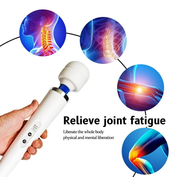 Mini Wand Massager,Small Handheld Massager with 10 Quiet Modes, Personal Handheld Rechargeable Massager for Neck Shoulder Back BodyH210