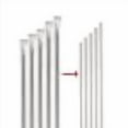 thumbnail image 3 of 100 Pack White Paper Drinking Straws Wrapped Eco-Friendly Party Supplies Wedding, 3 of 4