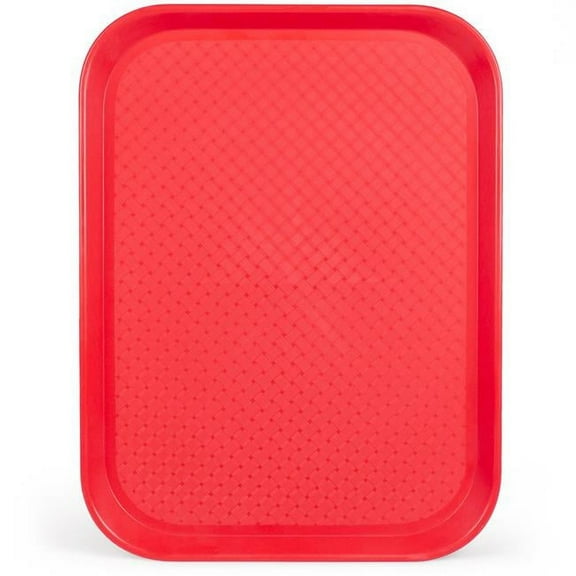 Brybelly  12 x 16 in. Cafeteria Tray, Red