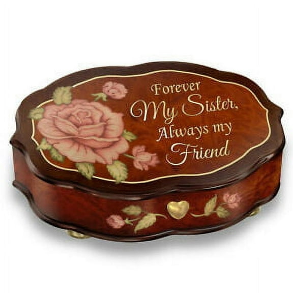 The Bradford Exchange Love You Always Sister Music Box 6-inches