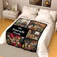 thumbnail image 5 of Picture Blankets Customized, 10 Photos Customized Blanket, Custom Picture Blankets, Gifts for Sister Dad Mom Daughter Son Blankets, 5 of 5