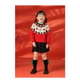 thumbnail image 5 of yocbz Toddler Girl Christmas Sweater Infant Newborn Christmas Sweater Cute Warm Knitted Sweater Top Toddler Fall Winter Clothes Red,Size for 6-12M, 5 of 9