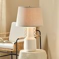thumbnail image 2 of Jamie Young Circus Ceramic Table Lamp with Linen Shade, 2 of 4
