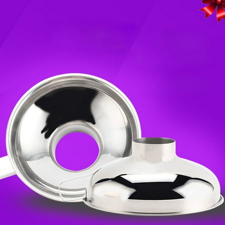 - Stainless Steel Wide Mouth Canning Funnel Hopper Filter Food Pickles Jam Enema Funnel Kitchen Gadgets S/L Sizes Specification:Wide mouth funnel small