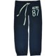 thumbnail image 1 of Aeropostale - Pantalones de chándal deportivos bordados para mujer, azul, extra pequeño, 1 of 1