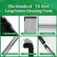 thumbnail image 4 of 14 Ft Gutter Cleaning Tools From the Ground, Gutter Cleaner for Easy and Efficient Cleaning From A Safe Distance, 4 of 8