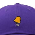 thumbnail image 2 of Dalix Bell Embroidered Cap Cotton Baseball Hat Nautical Womens in Purple, 2 of 5