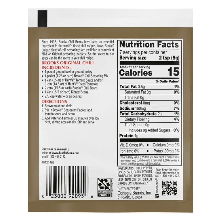 Less Sodium Mccormick Chili Mix Easy Chili Recipe With Chili