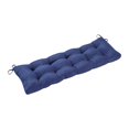 thumbnail image 2 of Replacement Cushion Patio Swing Loveseat Lounge Chair Wicker Seat Tufted Navy blue, 2 of 8