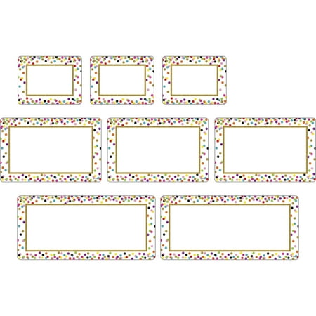 UPC: 0088231973256 | Teacher Created Resources Clingy Thingies Confetti Labels