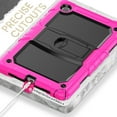 thumbnail image 5 of Allytechgroup Shockproof Case with Screen Protector for Samsung Galaxy Tab A7 10.4" 2020 SM-T500/T505/T507, Rugged Bumper Anti-Scratch Kickstand Shoulder Strap Kids Friendly Case Cover, Rose, 5 of 8