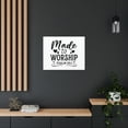 thumbnail image 5 of Scripture Walls Psalm 95:1 Hearts Worship Bible Verse Canvas Christian Wall Art Ready to Hang Unframed, 5 of 18