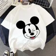 thumbnail image 3 of Camisetas de algodón para niños de Mickey Minnie Mouse, camisetas de verano para niños, camisetas de dibujos animados de Disney para niños, camisetas de anime kawaii para niños y niñas, 3 of 5