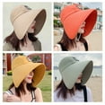 thumbnail image 6 of Sun Hat for Women Summer Beach Wide Brim UV Hats with Chin Strap Travel Foldable UPF 50, 6 of 6