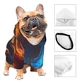 thumbnail image 3 of Haiem Red And Blue Fire Dragon C for Winter Dog Hoodie Sweatshirts with Pockets Warm Dog Clothes for Small Dogs Chihuahua-X-Small, 3 of 7