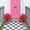 #053-Hot Pink, variant on Cheapark Violet Artificial Flowers Garden Stake Floral Decor 22.8 Inch 48 Stems 144 Blooms for Outdoor Yard Pathway Decor Gift