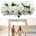thumbnail image 3 of Decoración de pared, de boda, flores, panel artificiales, telón de fondo para ramo de guardería, habitación de bebé, decoración Beige Colco Paneles de pared de flores, 3 of 7
