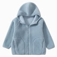 thumbnail image 5 of Staki Girls' Outerwear Jackets Kids Soft Fleece Zip up Hoodie with Pockets 5-14Y(Black,11-12 Years), 5 of 8