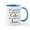 White/Blue Inside, variant on CafePress - All I Need Is Coffee And Jesus Mugs - 11 oz Ceramic Mug - Novelty Coffee Tea Cup