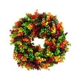 thumbnail image 2 of Autumn Halloween Wreath for Front Door | Handmade Fall Truck Theme Doorplate | Thanksgiving Decor | 40x40cm | Stolen Goods Design | Home Party Hotel Decoration | Indoor Outdoor Use, 2 of 7