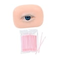 thumbnail image 2 of Yinanstore Silicone Fake Eye Model Soft Makeup for Beauticians Makeup Training Starters Left, 2 of 8