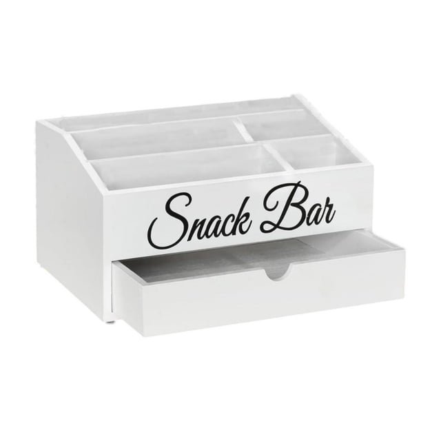 Soporte para cápsulas de café, organizador de tienda de té, organizador de bar, estación de café para oficina en casa Grande
