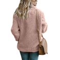 thumbnail image 6 of Ruyang Women's Fashion Winter Coat Long Sleeve Lapel Button Faux Shearling Shaggy Oversized Cardigan Jacket with Pockets, 6 of 6