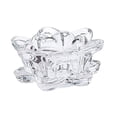 thumbnail image 4 of DOLITY Glass Lotus Candlestick Anniversary Table Centerpiece Tealight Candle Holder, 4 of 9