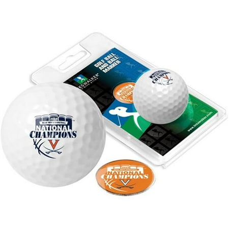 LinksWalker LW-CO3-VA2-GBBM Golf Ball One Pack with Marker - Virginia 2019 Mens Basketball