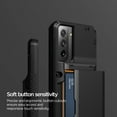 thumbnail image 3 of VRS Design Phone Case for Galaxy S21 Plus (2021), [Damda Glide Pro] Premium Sturdy Semi Auto Wallet [4 Cards] Phone Case with Card Holder (Black), 3 of 8