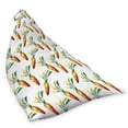 thumbnail image 2 of Vegetables Lounger Chair Bag, Pattern of Healthy Organic Carrot Silhouettes Illustrated in Watercolor Style, High Capacity Storage with Handle Container, Lounger Size, Multicolor, by Ambesonne, 2 of 5