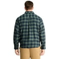 thumbnail image 2 of Big & Tall Men's IZOD Flannel Button Down Shirt Color: Ginger Bread Size: 3XL TALL, 2 of 4