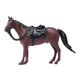 thumbnail image 5 of Figura de caballo a escala 1/64, modelo de animal, diseño DIY, accesorios de fotografía, minifigura Marrón, 5 of 8