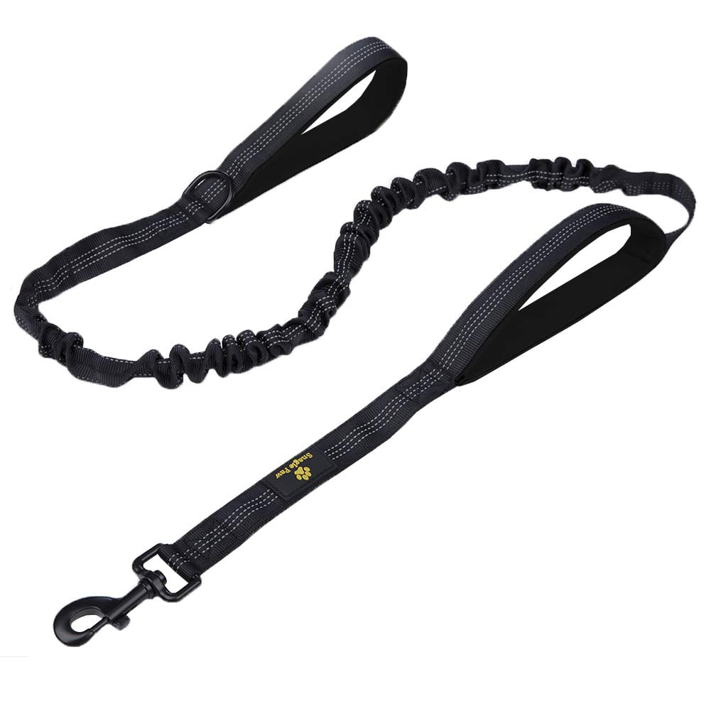 Snagle Paw Dog Leashes Two Handles Leash Shock Absorbing Reflective