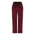 thumbnail image 6 of Mepaouo Womens Yoga Sweatpants Wide Leg High Waisted Lounge Loose Casual Pajamas Pants(Red,M), 6 of 8