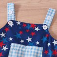 thumbnail image 5 of TOWED22 Baby Girl Summer Clothes Cute Ruffle Romper Sleeveless Rompers Dress Newborn Girls Infant Jumpsuit Clothing Blue,3-6 M, 5 of 5