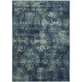thumbnail image 2 of Safavieh Vintage 6'7" X 9'2" Power Loomed Viscose Pile Rug in Navy, 2 of 7